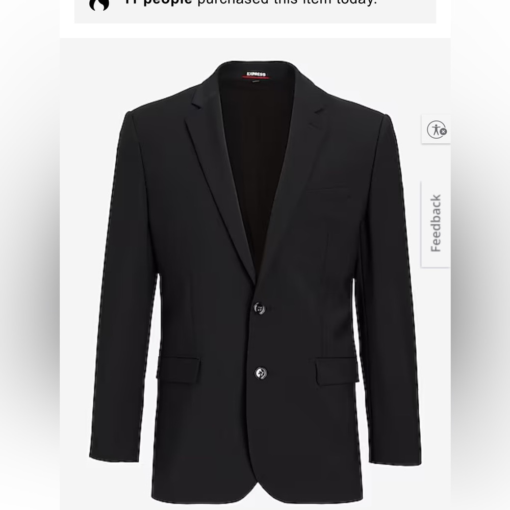 Men's Black Blazer